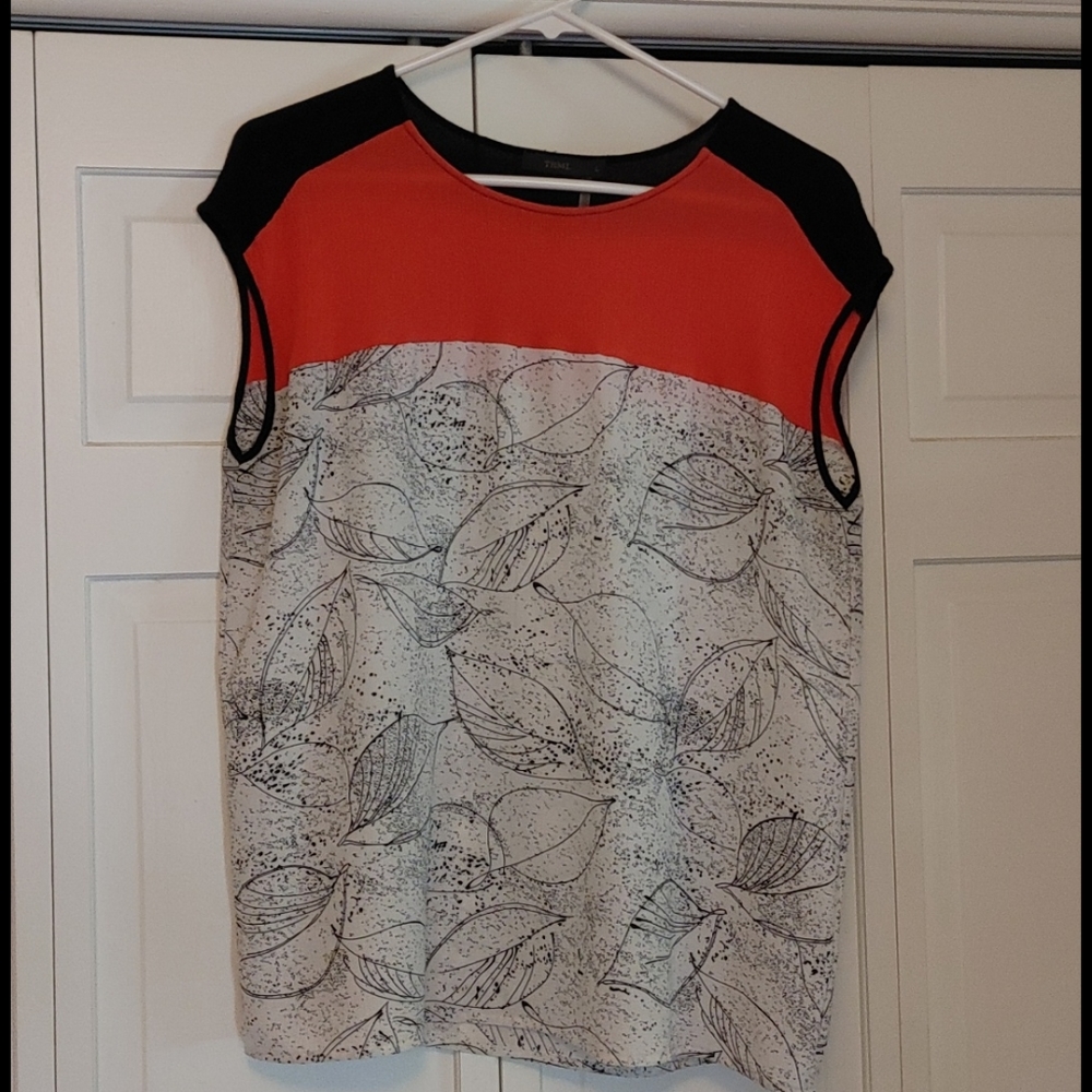 THML cap sleeve blouse, Size M
